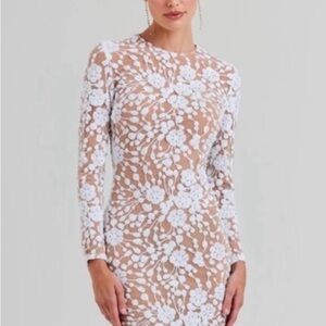 Nadine Marabi Anna Dress, Hello Vegas sequins or white party